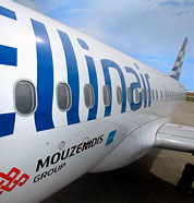 «ELLINAIR» с логотипом «MOUZENIDIS»
